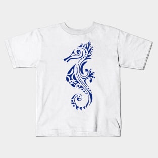 Marine seahorse tattoo Kids T-Shirt